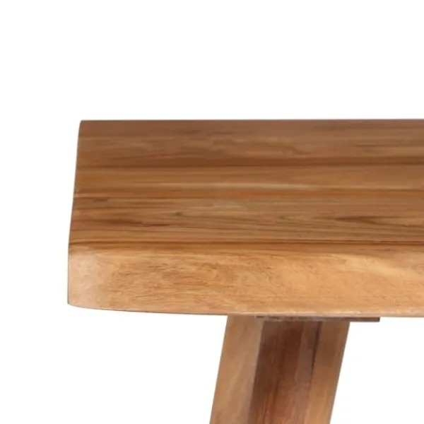 vidaXL Kontorsmöbler>Skrivbord massivt akaciaträ 110x50x76 cm