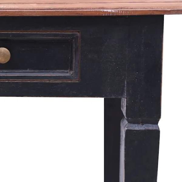 vidaXL Kontorsmöbler>Skrivbord med lådor 90x50x101 cm massivt mahognyträ