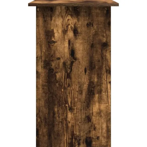 vidaXL Kontorsmöbler>Skrivbord rökfärgad ek 80x45x74 cm konstruerat trä