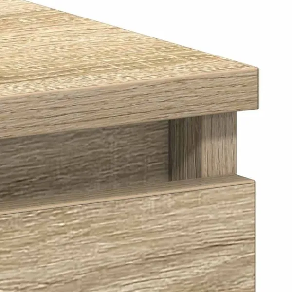 vidaXL Kontorsmöbler>Skrivbord sonoma-ek 90x45x76 cm konstruerat trä