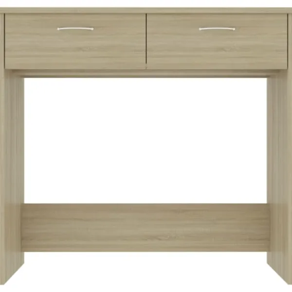 vidaXL Kontorsmöbler>Skrivbord sonoma-ek 80x40x75 cm konstruerat trä