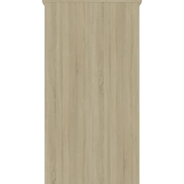 vidaXL Kontorsmöbler>Skrivbord sonoma-ek 80x40x75 cm konstruerat trä