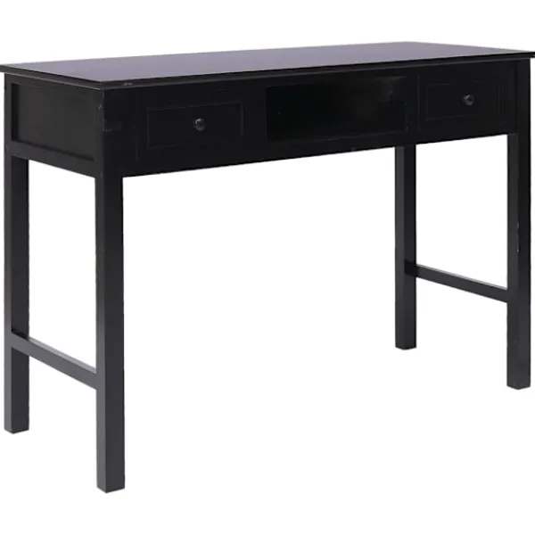 vidaXL Kontorsmöbler>Skrivbord 108x45x76 cm massivt kejsarträ