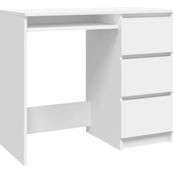 vidaXL Kontorsmöbler>Skrivbord 90x45x76 cm konstruerat trä