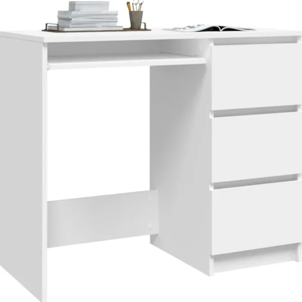 vidaXL Kontorsmöbler>Skrivbord 90x45x76 cm konstruerat trä