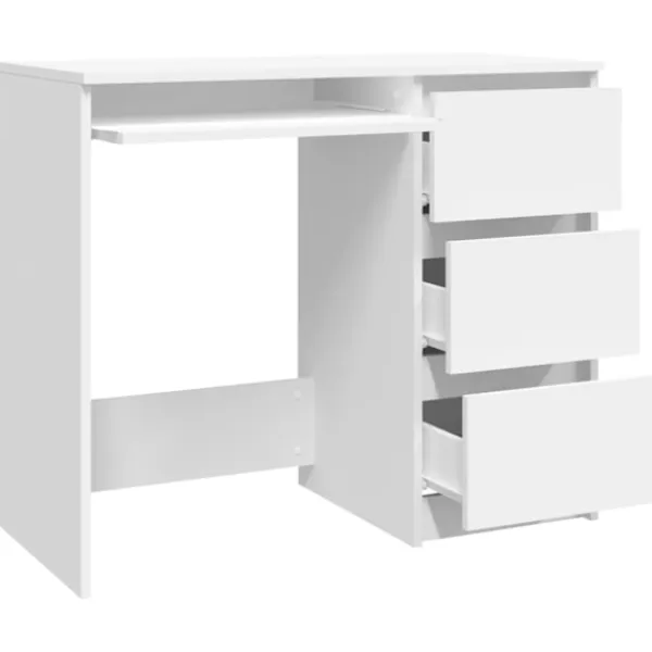 vidaXL Kontorsmöbler>Skrivbord 90x45x76 cm konstruerat trä