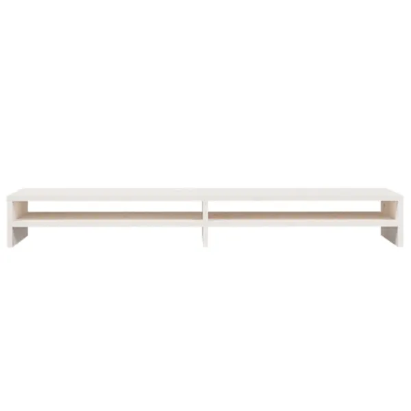 vidaXL Hyllor>Skärmställ 100x24x13 cm massiv furu