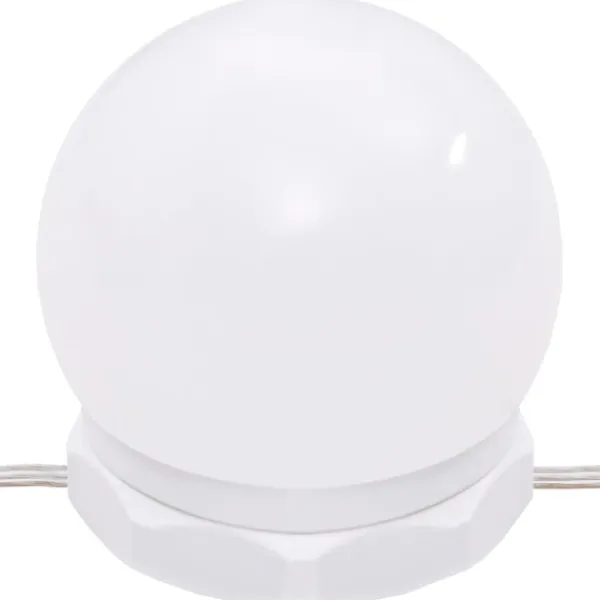 vidaXL Sminkbord>Sminkbord LED sonoma konstruerat trä