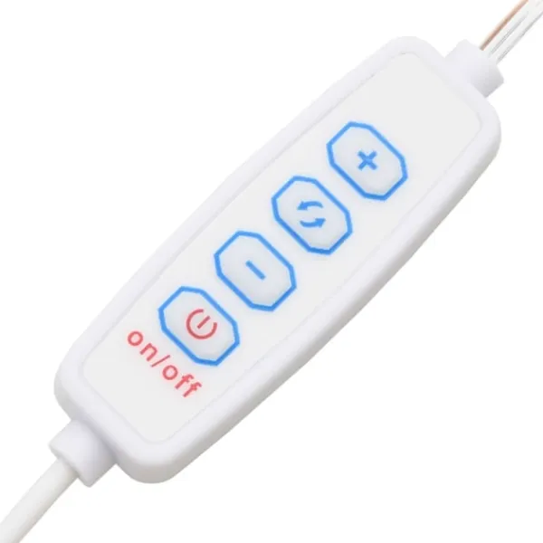 vidaXL Sminkbord>Sminkbord LED konstruerat trä