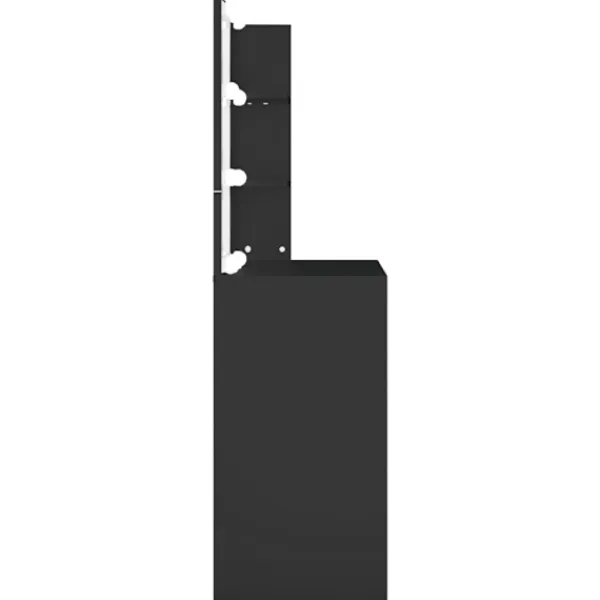 vidaXL Sminkbord>Sminkbord med LED 74,5x40x141 cm
