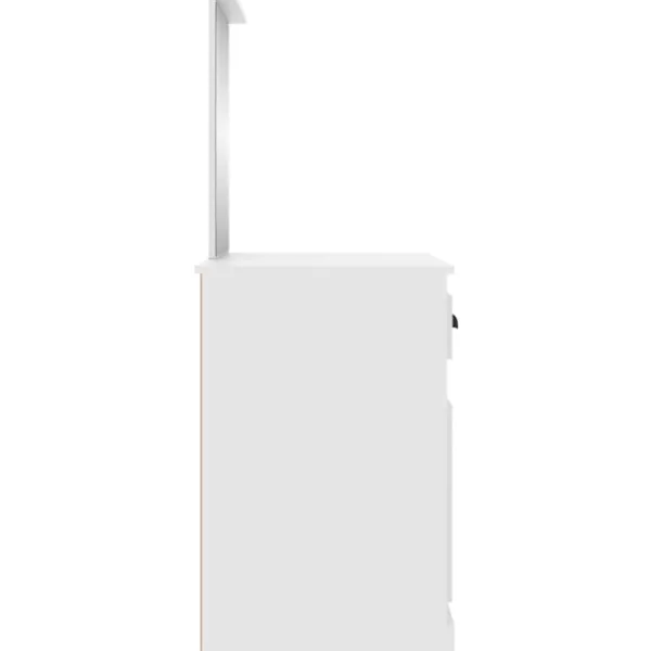 vidaXL Sminkbord>Sminkbord med spegel 90x50x132,5cm konstruerat trä