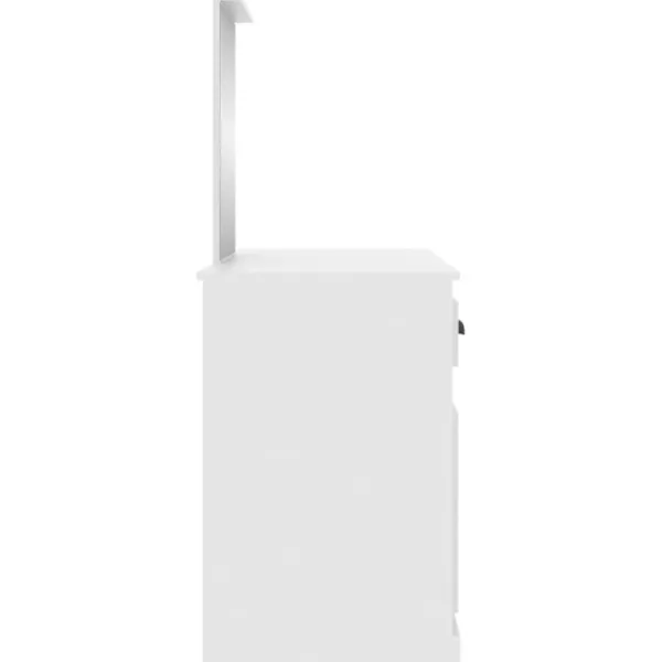vidaXL Sminkbord>Sminkbord med spegel 130x50x132,5 cm