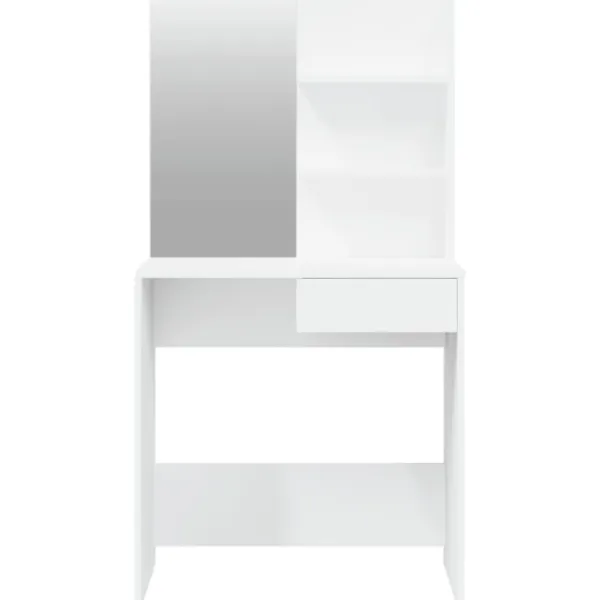 vidaXL Sminkbord>Sminkbord med spegel 74,5x40x141 cm