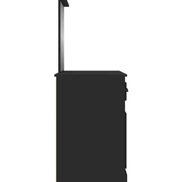 vidaXL Sminkbord>Sminkbord med spegel 90x50x132,5 cm konstruerat trä