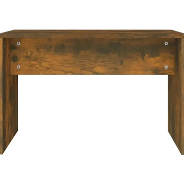 vidaXL Sminkbord>Sminkbord set rökfärgad ek 86,5x35x136 cm