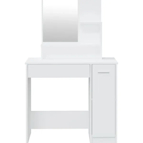 vidaXL Sminkbord>Sminkbord set 86,5x35x136 cm
