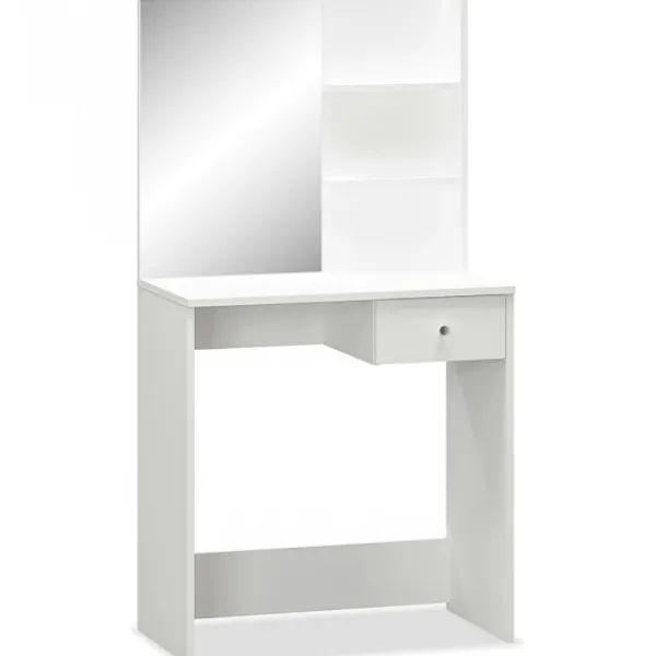 vidaXL Sminkbord>Sminkbord spånskiva 75x40x141 cm