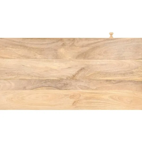vidaXL Sminkbord>Sminkbord 100x50x76 cm massivt mangoträ