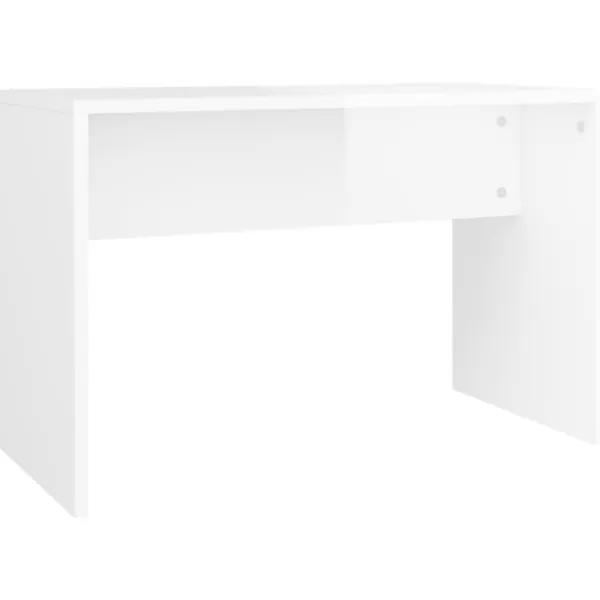 vidaXL Sminkbord>Sminkpall högglans 70x35x45 cm konstruerat trä