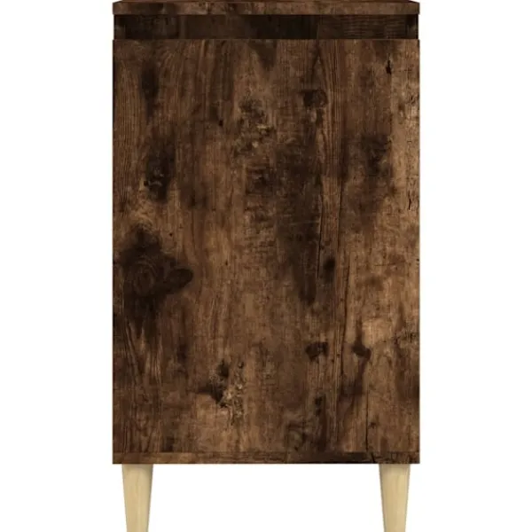 vidaXL Sängar>Sängbord 2 st rökfärgad 40x35x70 cm konstruerat trä Brun