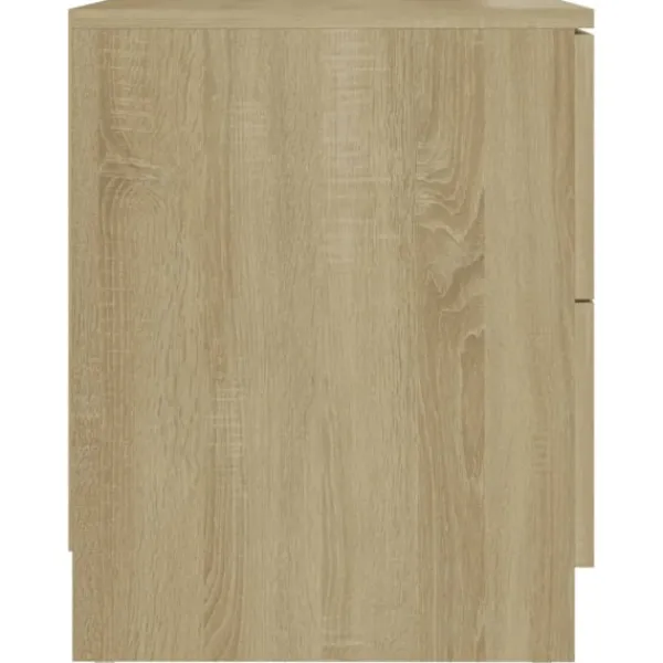 vidaXL Sängar>Sängbord 2 st sonoma-ek 40x40x50 cm spånskiva