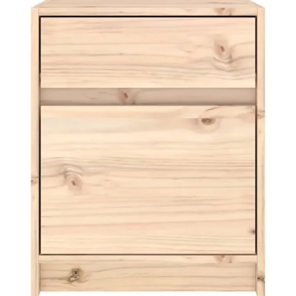 vidaXL Sängar>Sängbord 2 st 40x31x50 cm massiv furu