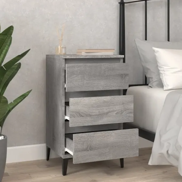 vidaXL Sängar>Sängbord sonoma 40x35x70 cm konstruerat trä