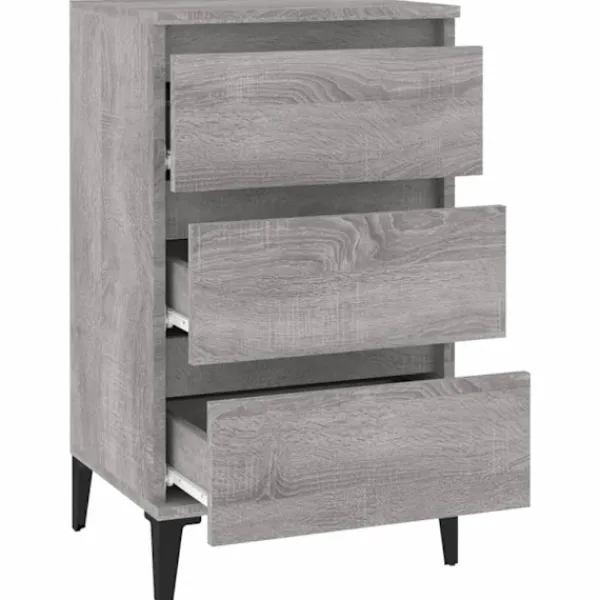 vidaXL Sängar>Sängbord sonoma 40x35x70 cm konstruerat trä