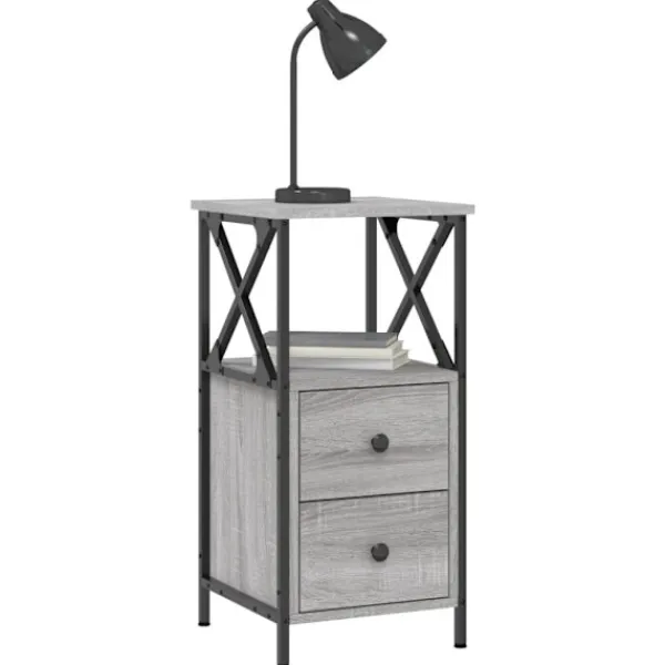 vidaXL Sängar>Sängbord sonoma 34x35,5x70 cm konstruerat trä