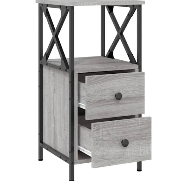 vidaXL Sängar>Sängbord sonoma 34x35,5x70 cm konstruerat trä