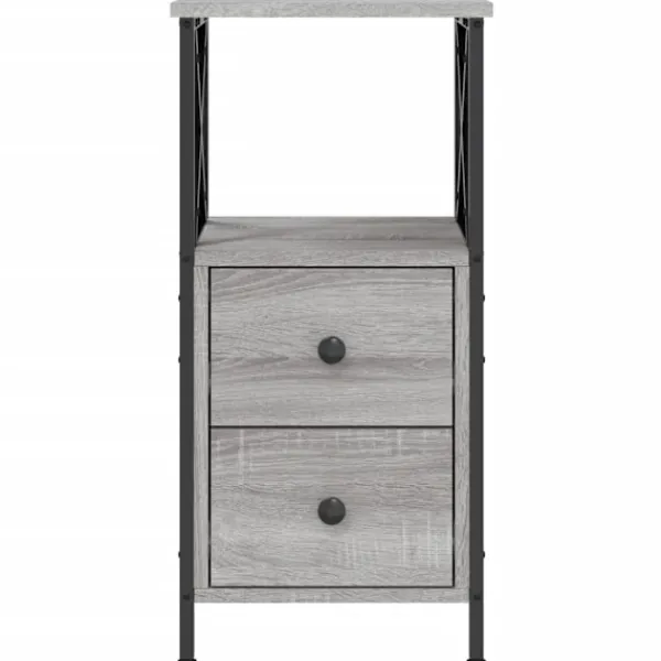 vidaXL Sängar>Sängbord sonoma 34x35,5x70 cm konstruerat trä