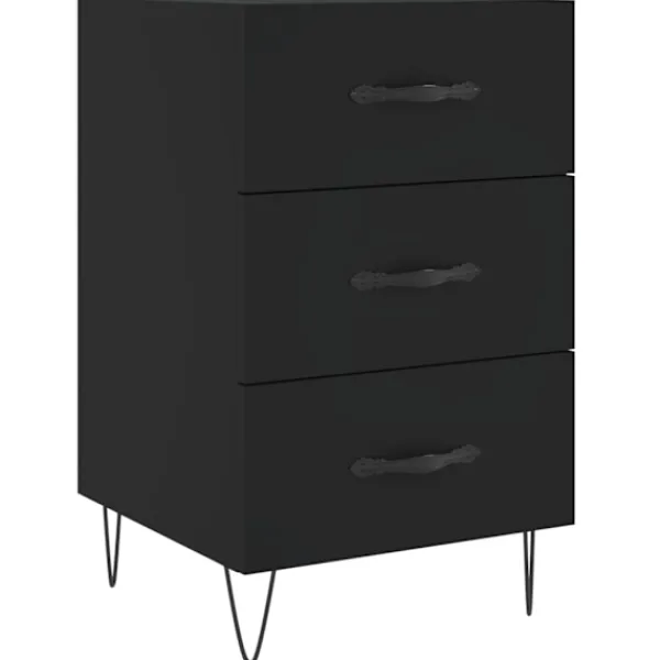 vidaXL Byråer>Sängbord 40x40x66 cm konstruerat trä