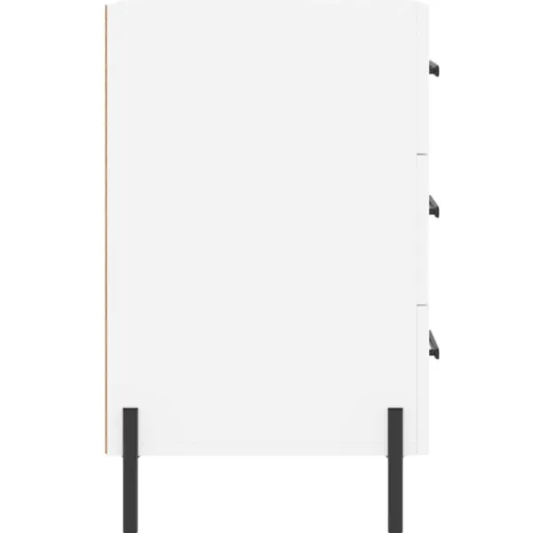 vidaXL Byråer>Sängbord 40x40x66 cm konstruerat trä