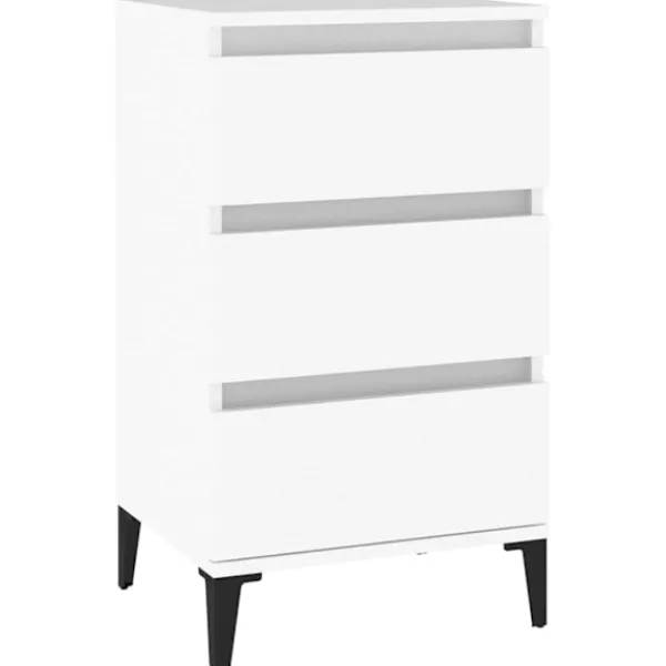 vidaXL Sängar>Sängbord 40x35x70 cm konstruerat trä