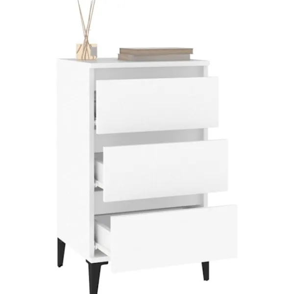 vidaXL Sängar>Sängbord 40x35x70 cm konstruerat trä
