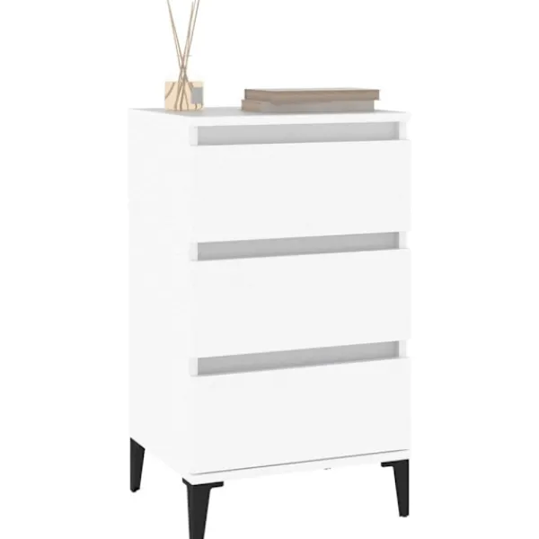 vidaXL Sängar>Sängbord 40x35x70 cm konstruerat trä