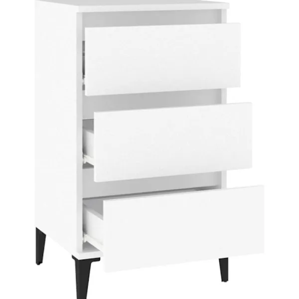 vidaXL Sängar>Sängbord 40x35x70 cm konstruerat trä