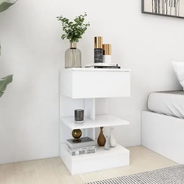 vidaXL Sängar>Sängbord 40x35x65 cm konstruerat trä