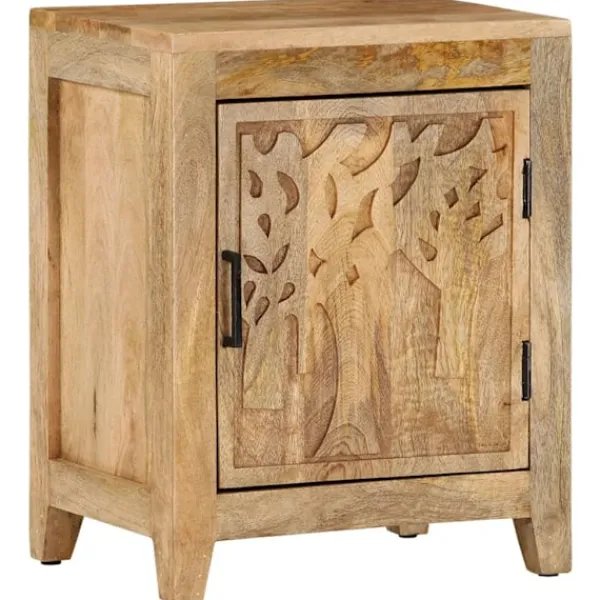 vidaXL Sängar>Sängbord 40x30x50 cm massivt mangoträ