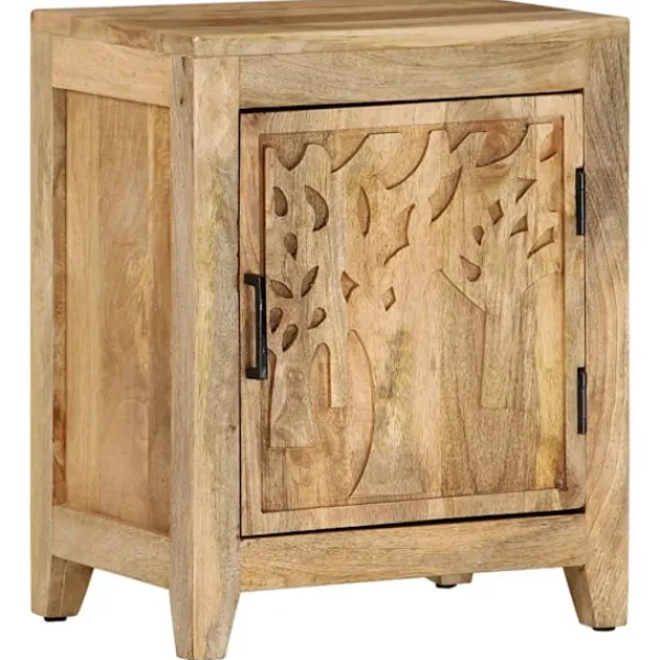 vidaXL Sängar>Sängbord 40x30x50 cm massivt mangoträ