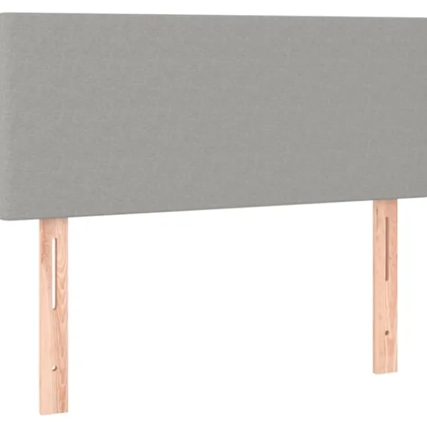 vidaXL Sängar>Sänggavel 90x5x78/88 cm tyg Grå