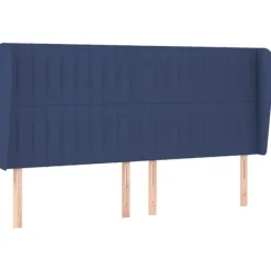 vidaXL Sängar>Sänggavel med kanter 183x23x118/128 cm tyg