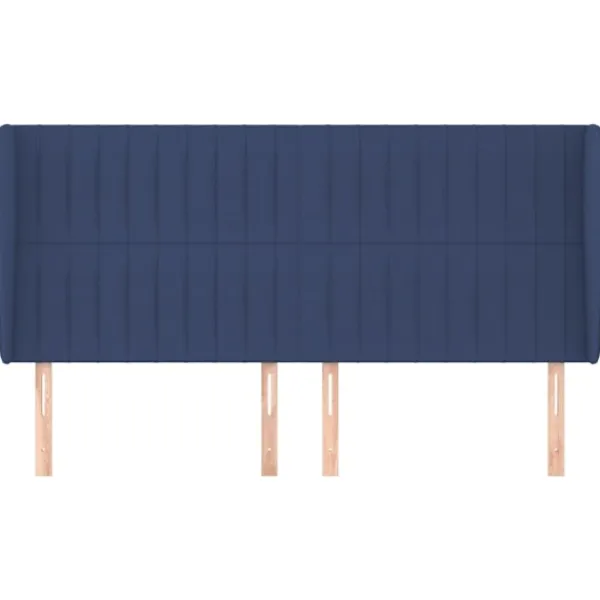 vidaXL Sängar>Sänggavel med kanter 183x23x118/128 cm tyg