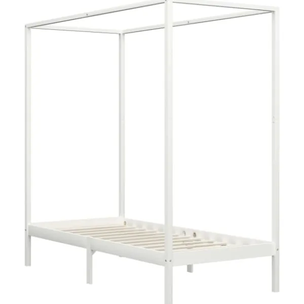vidaXL Sängar>Sänghimmel utan madrass massivt trä 90x200 cm