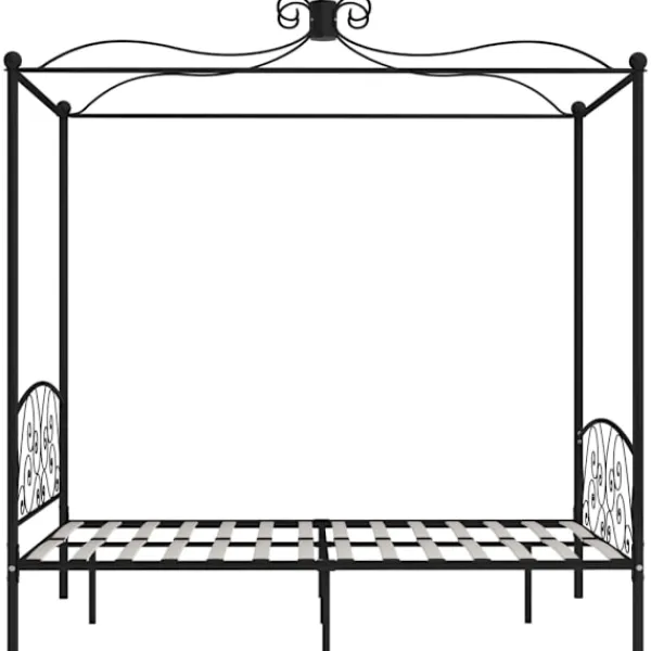 vidaXL Sängar>Sänghimmel utan madrass metall 140x200 cm