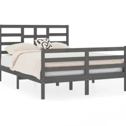 vidaXL Sängar>Sängram massivt trä 140x190 cm