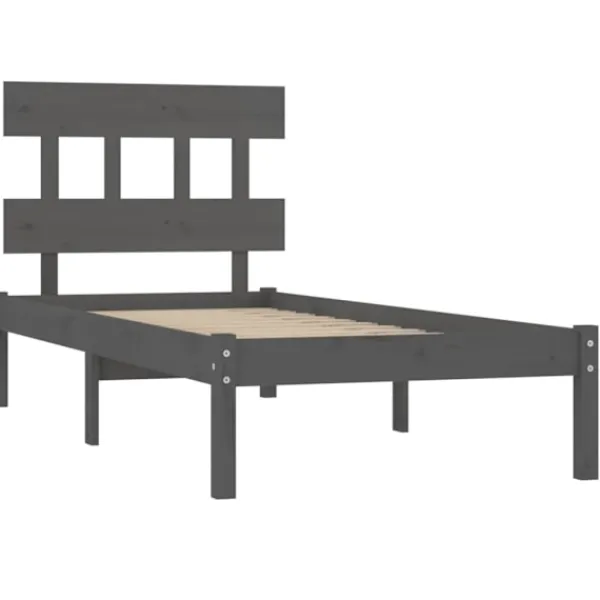 vidaXL Sängar>Sängram massivt trä 90x200 cm