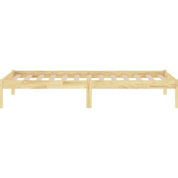 vidaXL Sängar>Sängram massiv furu 90x200 cm