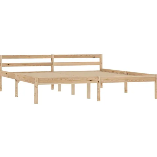 vidaXL Sängar>Sängram massiv furu 160x200 cm