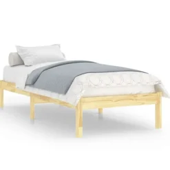 vidaXL Sängar>Sängram massiv furu 100x200 cm